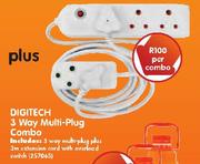 Digitech 3 Way Multi-Plug Combo-Each