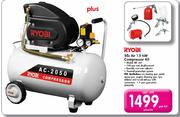 Ryobi 50L Air 1.5 KW Compressor Kit(KIT201)-Each