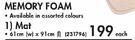 Memory Foam Mat(61x91Cm)-Each