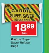 Garbie Super Saver Refuse Bags- 20s Each