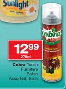 Cobra Touch Furniture Polish-275ml Each