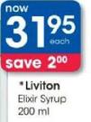 Liviton Elixir Syrup-200Ml Each