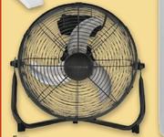 Platinum Metal Industrial Floor Fan 45cm-Each