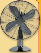 Platinum Metal Desk Fan 30cm-Each