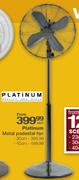 Platinum 30cm Metal Pedestal Fan-Each
