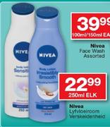 Nivea Lyfvloeiroom Verskeidenheid-250ml Each