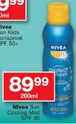 Nivea Sun Cooling Mist SPF 30-200ml Each