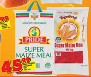 Pride/Tafelberg Super Maize Meal-10kg Each