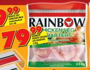 Rainbow Frozen Chicken Leg Quarters-3.5kg