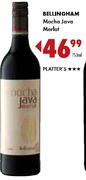Bellingham Mocha Java Merlot-750ml