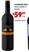 Guardian Peak Shiraz, Merlot Or Frontier-750ml