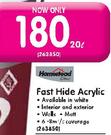 Homestead Fast Hide Acrylic-20Ltr