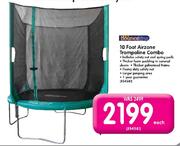 Bounceking 10 Foot Airzone Trampoline Combo