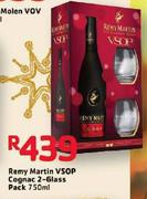 Remy Martin VSOP Cognac 2-Glass Pack-750ml