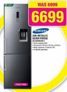 Samsung Metallic Silver Fridge-308Ltr(RL48RWESW1)
