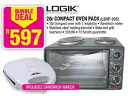 Logik Compact Oven Pack-20Ltr(LCOP-20S)