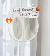 Leaf Burnout Curtains 230x218cm
