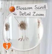 Blossom Scroll Curtains 230x218cm