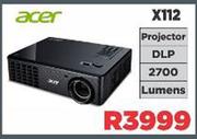 Acer X112 DLP 2700 Lumens Projector