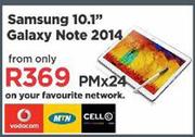 Samsung 10.1" Galaxy Note 2014-On Your Favourite Network