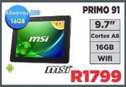 MSI Primo91 9.7" Tablet