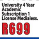 Microsft Office 365 University 4 Year Academic Subscription 1 License Medialess