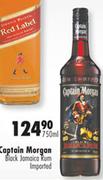 Captain Morgan Black Jamaica Rum Imported-750ml