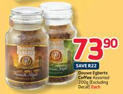 Douwe Egberts Coffee-200gm Each(Excluding Decaf)