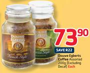 Douwe Egberts Coffee-200G Each