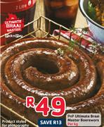 PnP Ultimate Braai Master Boerewors-Per Kg