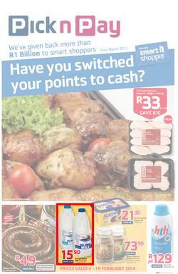 Pick N Pay KZN : Have You Switched Your Points To Cash? (4 Feb - 16 Feb 2014), page 1