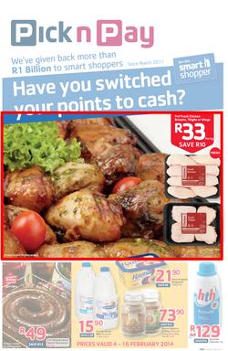 Pick N Pay KZN : Have You Switched Your Points To Cash? (4 Feb - 16 Feb 2014), page 1