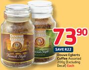 Douwe Egberts Coffee-200G Each