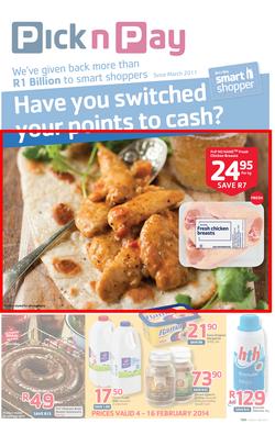 Pick N Pay Western Cape : Have You Switched Your Points To Cash? (4 Feb - 16 Feb 2014), page 1