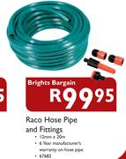 Raco Hose Pipe And Fittings-12mm x 20m