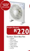 Eurolux 32cm Box Fan