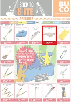 Buco KZN : Back To Site Specials (5 Feb - 19 Feb 2014), page 1