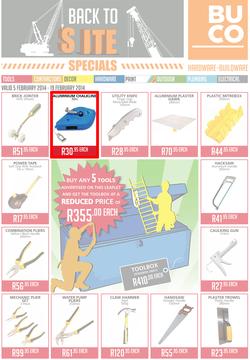 Buco KZN : Back To Site Specials (5 Feb - 19 Feb 2014), page 1