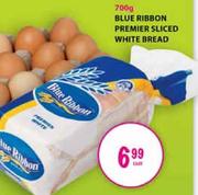 Blue Ribbon Premier Sliced White Bread-700g each