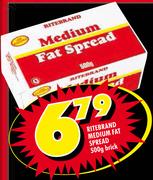 Ritebrand Medium Fat Spread-500g Brick