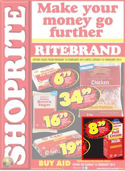 Shoprite Gauteng : Ritebrand (10 Feb - 23 Feb 2014), page 1