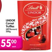 Lindor Cornet Truffles(All Flavours)-200G Each