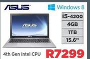 Asus 15.6" Laptop i5-4200