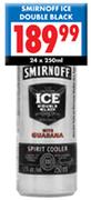 Smirnoff Ice Double Black-24 x 250ml
