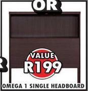 Omega 1 Single Headboard