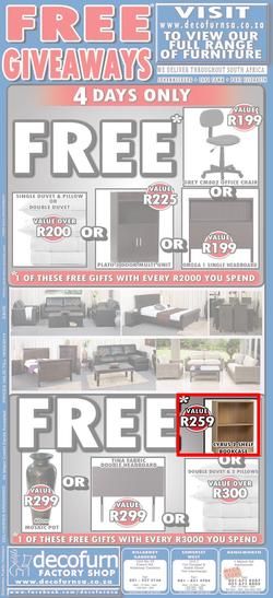 Decofurn Cape Town : Free Giveaways (10 Feb - 16 Feb 2014), page 1