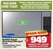 Samsung 32Ltr Silver Microwave Oven MEO113M