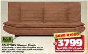 H & H Collection Courtney Sleeper Couch