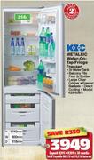 KIC 314Ltr Metallic Water On Tap Fridge/Freezer KBF634/1