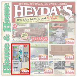 House & Home : HEYDAYS (16 Feb - 20 Feb 2014) , page 1